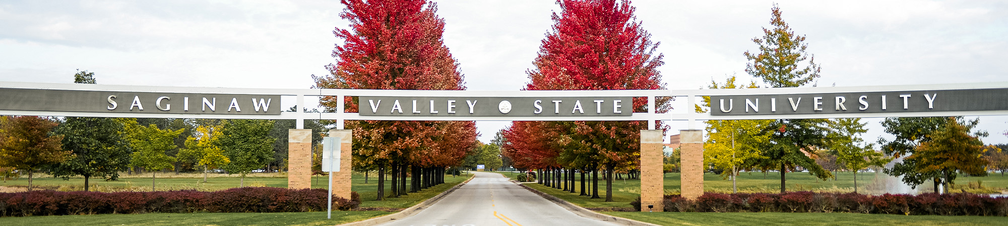 A picture of the entrance of the campus